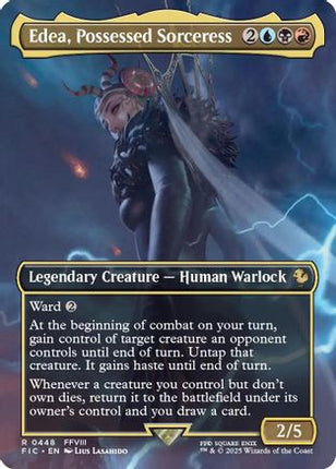Edea, Possessed Sorceress (Borderless) [Commander: FINAL FANTASY] Foil