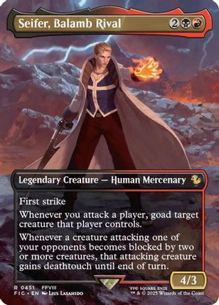 Seifer, Balamb Rival (Borderless) [Commander: FINAL FANTASY]