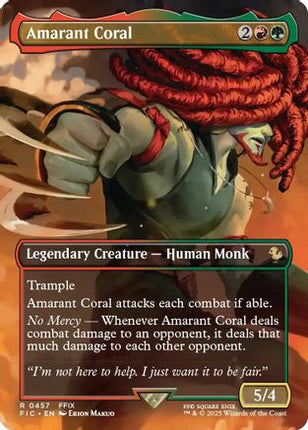 Amarant Coral (Borderless) [Commander: FINAL FANTASY] Foil