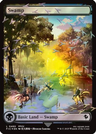 Swamp (Chocobo Track Foil) (480) [Commander: FINAL FANTASY] Foil