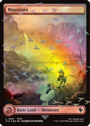 Mountain (Chocobo Track Foil) (481) [Commander: FINAL FANTASY] Foil