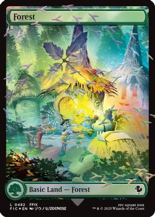 Forest (Chocobo Track Foil) (482) [Commander: FINAL FANTASY] Foil