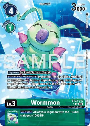 Wormmon (Hacker's Slumber Box Promotion Pack) [BT23-040] [Hackers' Slumber]