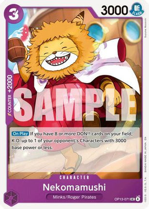 Nekomamushi (OP13-071) - Carrying On His Will