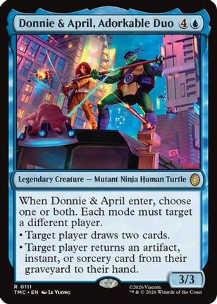Donnie & April, Adorkable Duo [Commander: Teenage Mutant Ninja Turtles]