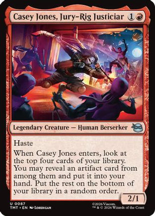 Casey Jones, Jury-Rig Justiciar [Teenage Mutant Ninja Turtles] Foil