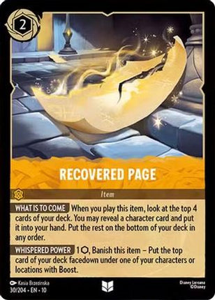 Recovered Page (30/204) - Whispers in the Well