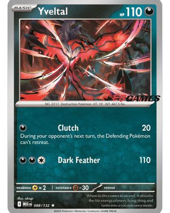 Yveltal (EB Games) - 88/null [Miscellaneous Cards & Products] Holofoil