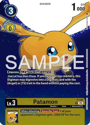 Patamon (Digimon Story: Time Stranger Promo Pack) [P] [Digimon Promotion Cards] Foil