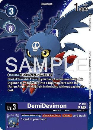 DemiDevimon (Digimon Story: Time Stranger Promo Pack) [P] [Digimon Promotion Cards] Foil