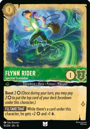 Flynn Rider - Spectral Scoundrel (81/204) - Whispers in the Well