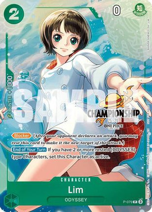 Lim (CS 25-26 Event Pack Finalist Ver.) (P-079) - One Piece Promotion Cards Foil
