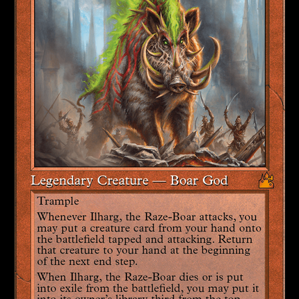 Ilharg, the Raze-Boar (Retro) [Ravnica Remastered]