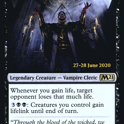 Vito, Thorn of the Dusk Rose [Core Set 2021 Promos] Prerelease Foil
