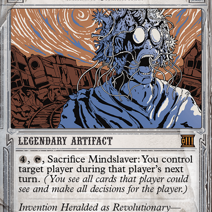 Mindslaver (Showcase) (Borderless) [Breaking News] Foil