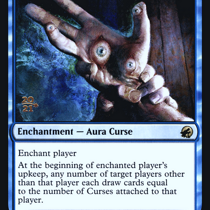Curse of Surveillance [Innistrad: Midnight Hunt Promos] Prerelease Foil