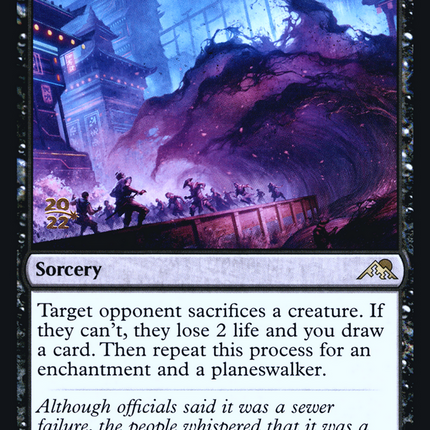 Invoke Despair [Kamigawa: Neon Dynasty Promos] Prerelease Foil