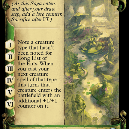 Long List of the Ents (Showcase) [The Lord of the Rings: Tales of Middle-earth]