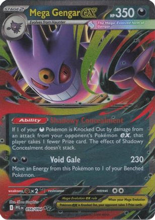 Mega Gengar ex - 56/null [ME02: Phantasmal Flames] Holofoil