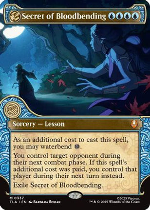 Secret of Bloodbending (Showcase) [Avatar: The Last Airbender] Foil