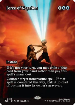 Force of Negation (Borderless) [Avatar: The Last Airbender: Eternal-Legal] Foil