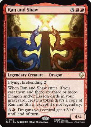 Ran and Shaw [Avatar: The Last Airbender] Foil