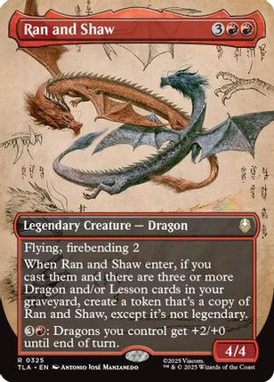 Ran and Shaw (Borderless) [Avatar: The Last Airbender] Foil