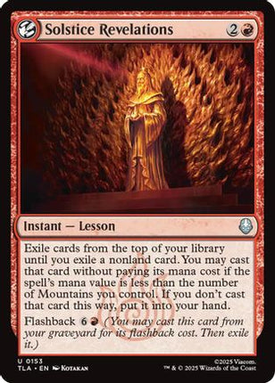 Solstice Revelations [Avatar: The Last Airbender] Foil
