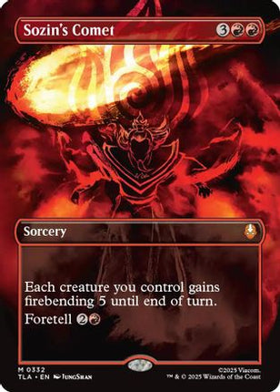 Sozin's Comet (0332) (Borderless) [Avatar: The Last Airbender] Foil