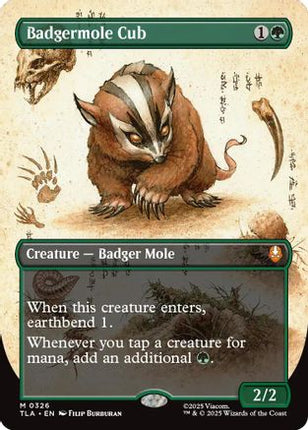 Badgermole Cub (Borderless) [Avatar: The Last Airbender] Foil