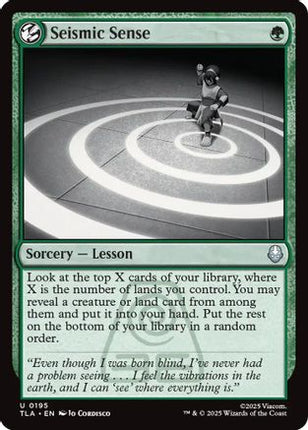 Seismic Sense [Avatar: The Last Airbender] Foil