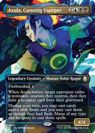 Azula, Cunning Usurper (Borderless) [Avatar: The Last Airbender] Foil