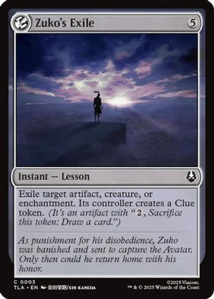 Zuko's Exile [Avatar: The Last Airbender] Foil