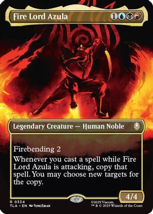 Fire Lord Azula (0334) (Borderless) [Avatar: The Last Airbender] Foil