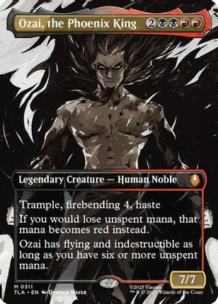 Ozai, the Phoenix King (0311) (Borderless) [Avatar: The Last Airbender] Foil