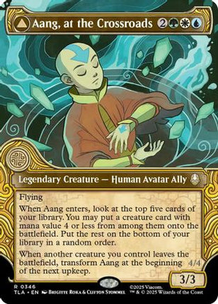 Aang, at the Crossroads (Showcase) [Avatar: The Last Airbender] Foil