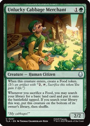 Unlucky Cabbage Merchant [Avatar: The Last Airbender] Foil
