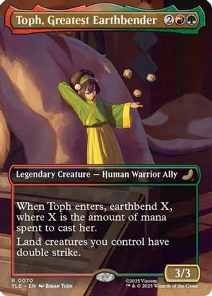 Toph, Greatest Earthbender (Borderless) [Avatar: The Last Airbender: Eternal-Legal] Foil