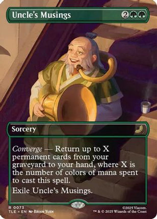 Uncle's Musings (Borderless) [Avatar: The Last Airbender: Eternal-Legal] Foil