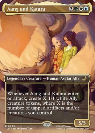 Aang and Katara (Borderless) [Avatar: The Last Airbender: Eternal-Legal] Foil