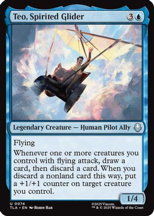 Teo, Spirited Glider [Avatar: The Last Airbender] Foil