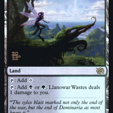 Llanowar Wastes [The Brothers' War Promos] Prerelease Foil