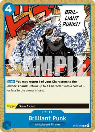 Brilliant Punk (OP13-059) - Carrying On His Will: 3rd Anniversary Tournament Cards