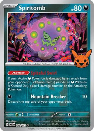 Spiritomb - 087/132 (Pokeween 2025) [Miscellaneous Cards & Products] Reverse Holofoil