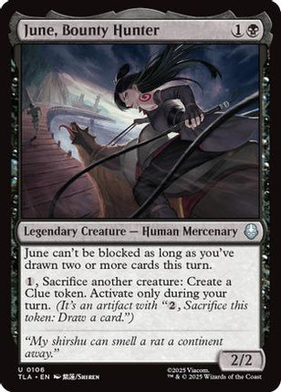 June, Bounty Hunter [Avatar: The Last Airbender] Foil