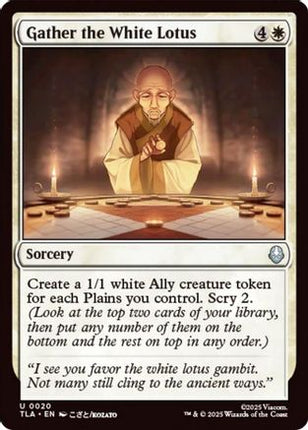 Gather the White Lotus [Avatar: The Last Airbender] Foil