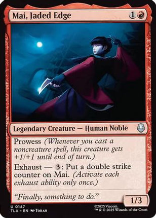 Mai, Jaded Edge [Avatar: The Last Airbender] Foil