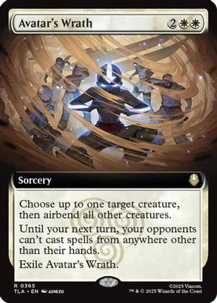 Avatar's Wrath (Extended Art) [Avatar: The Last Airbender] Foil