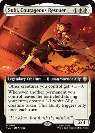 Suki, Courageous Rescuer (Extended Art) [Avatar: The Last Airbender] Foil
