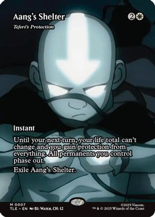 Aang's Shelter - Teferi's Protection (Borderless) [Avatar: The Last Airbender: Eternal-Legal] Foil